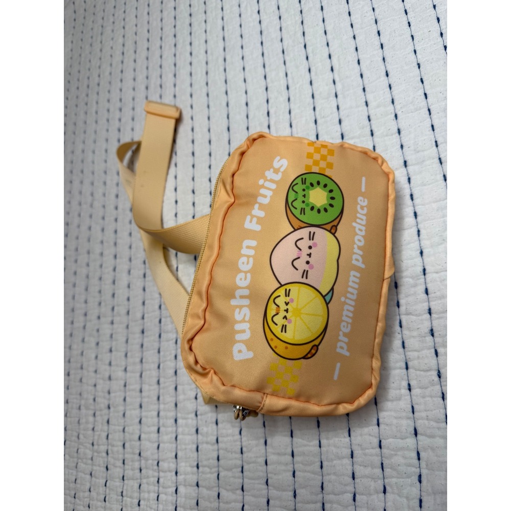 Pusheen Fruits Premium Produce Belt Bag Orange Pink Waist Pack Fanny Pack